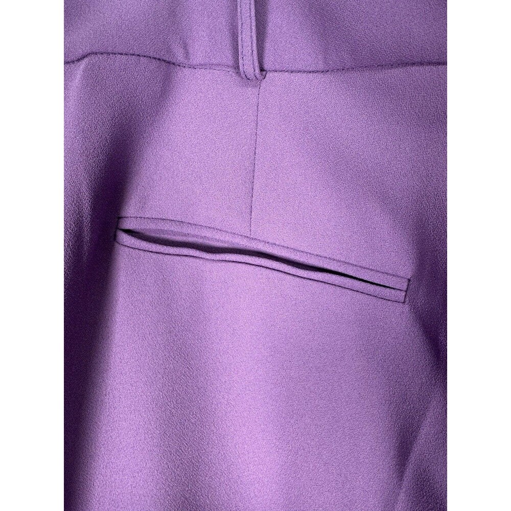 Exquise Anthropologie Women’s Wide Leg Lilac Purple Pants Trousers Size Large - Picture 8 of 14